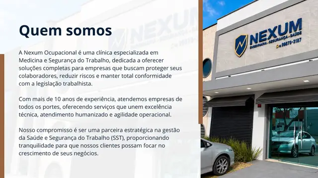 Página 2 do portfólio Nexum