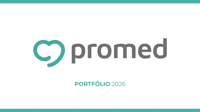 Página 1 do portfólio Promed