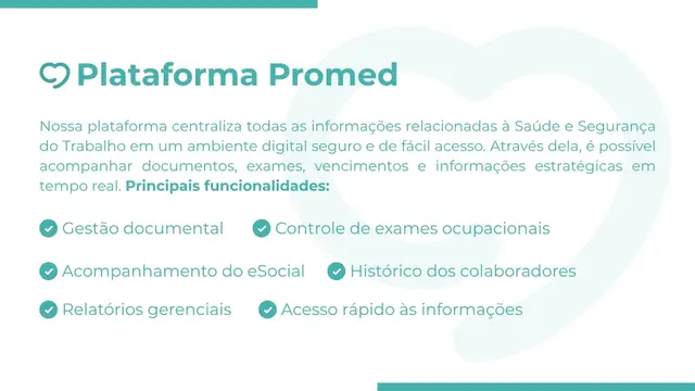 Página 8 do portfólio Promed